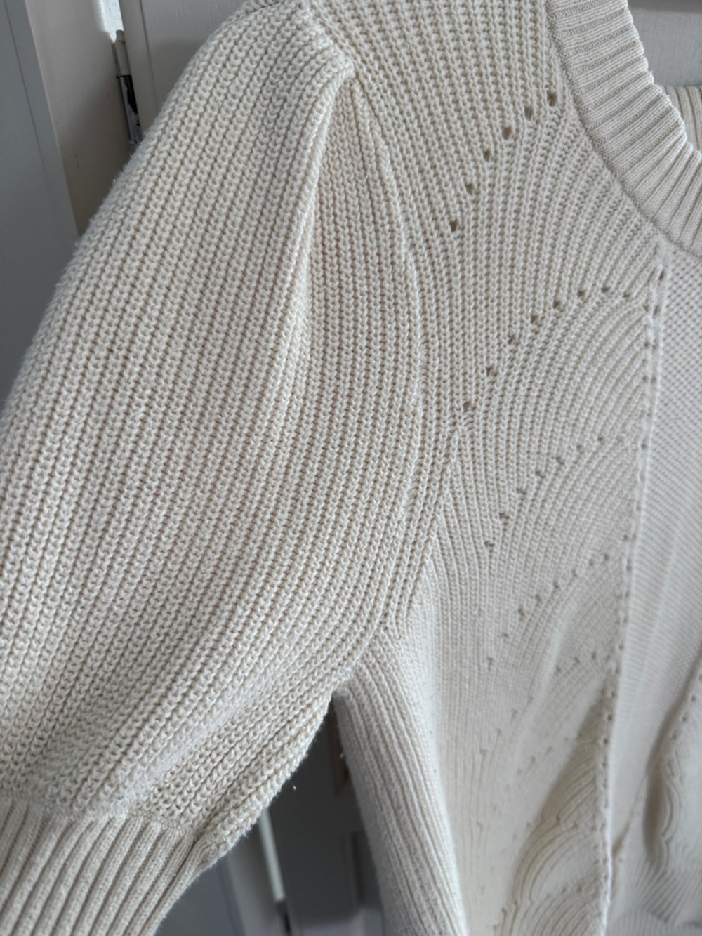 Reitmans Signature Cream Ribbed Knit Top - Picture 4 of 6